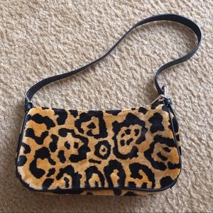 Topshop leopard shoulder bag